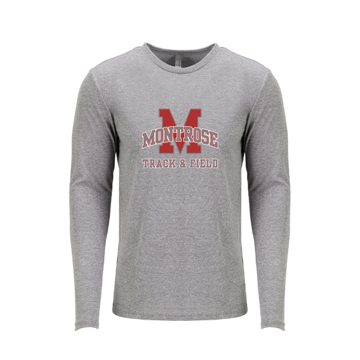 Montrose XC and Track & Field - Next Level Apparel Men's Triblend Long-Sleeve Crew (6071)