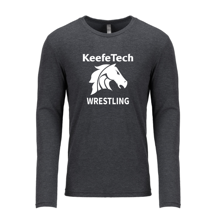 KT Wrestling - Next Level Apparel Men's Triblend Long-Sleeve Crew (6071)