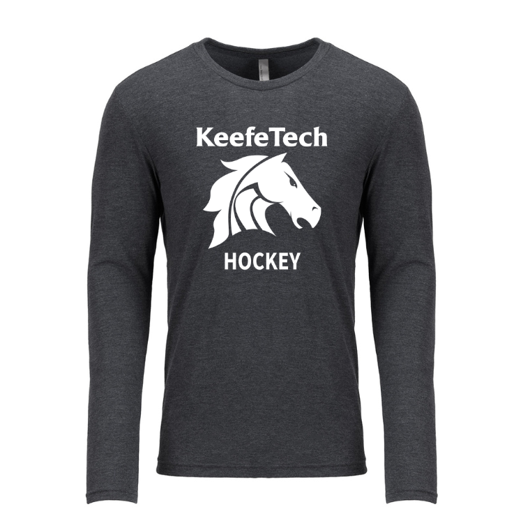 KT Hockey - Next Level Apparel Men's Triblend Long-Sleeve Crew (6071)