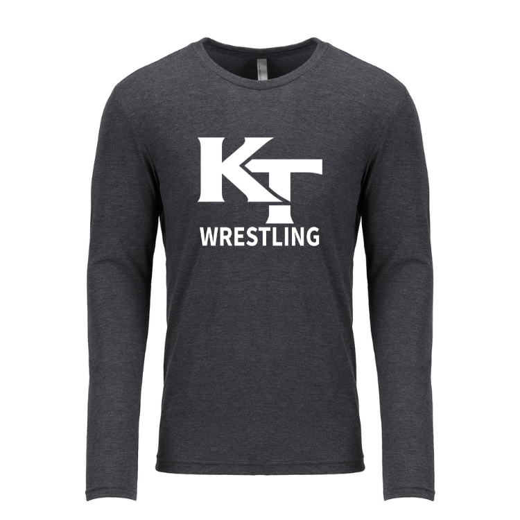 KT Wrestling - Next Level Apparel Men's Triblend Long-Sleeve Crew (6071)