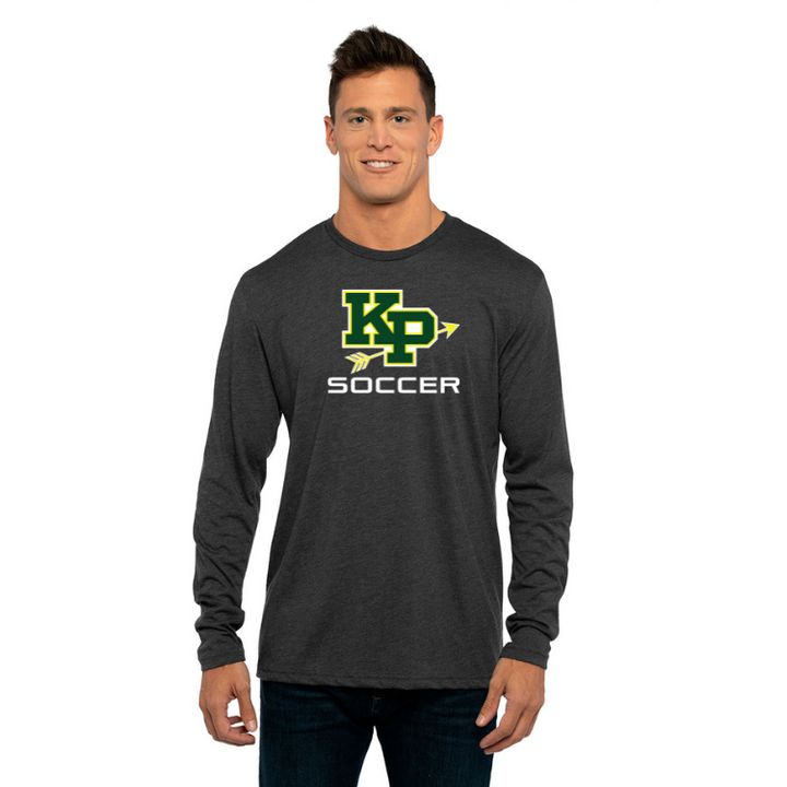 King Philip Boys Soccer - Next Level Apparel Men's Triblend Long-Sleeve Crew (6071)