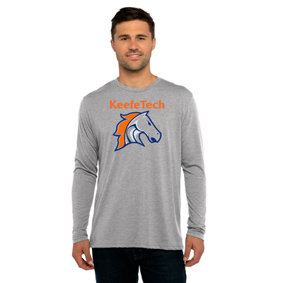 Camiseta de manga larga triblend para hombre de Foxboro Field Hockey - Next Level Apparel (6071)