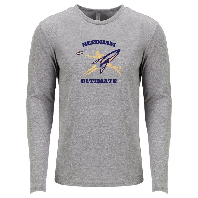 Needham Ultimate Frisbee - Next Level Apparel Unisex Triblend Long-Sleeve Crew (6071)