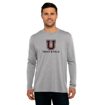 Camiseta de manga larga triblend para hombre de Union College XC - Next Level Apparel (6071)