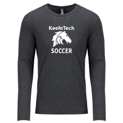 Camiseta de fútbol Keefe Tech - Next Level Apparel unisex de manga larga triblend (6071)