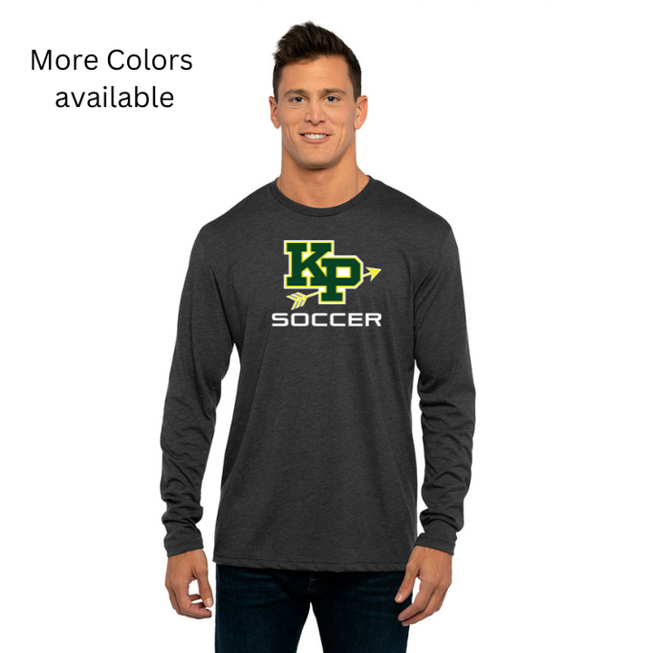 King Philip Boys Soccer - Next Level Apparel Men's Triblend Long-Sleeve Crew (6071)