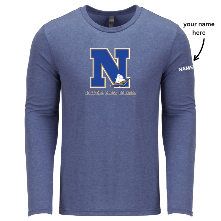 Norwell XC Next Level Apparel Men's Triblend Long-Sleeve Crew (6071)