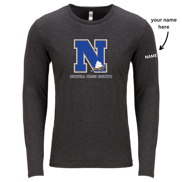 Norwell XC Next Level Apparel Men's Triblend Long-Sleeve Crew (6071)