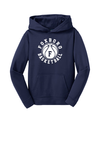 Foxboro Youth Basketball Youth Sport-Tek Fleece Hooded Pullover (YST244)