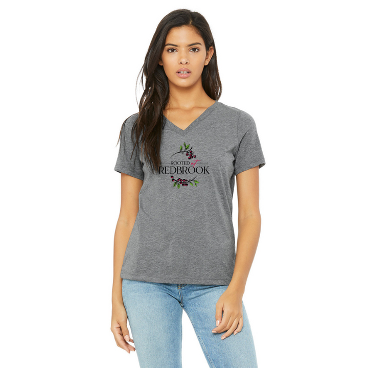 Redbrook Community - Women's Triblend V-Neck T-Shirt (6415)