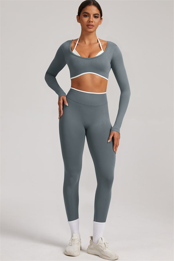 The Elevate Long Sleeve Crop top