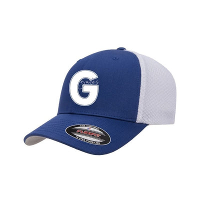 Gorra de camionero de ajuste flexible para adultos de Ashland Youth Lacrosse (6511)