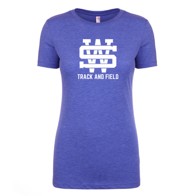 West Springfield T&F - Camiseta tri-mezcla Next Level Apparel® para mujer (NL6710)