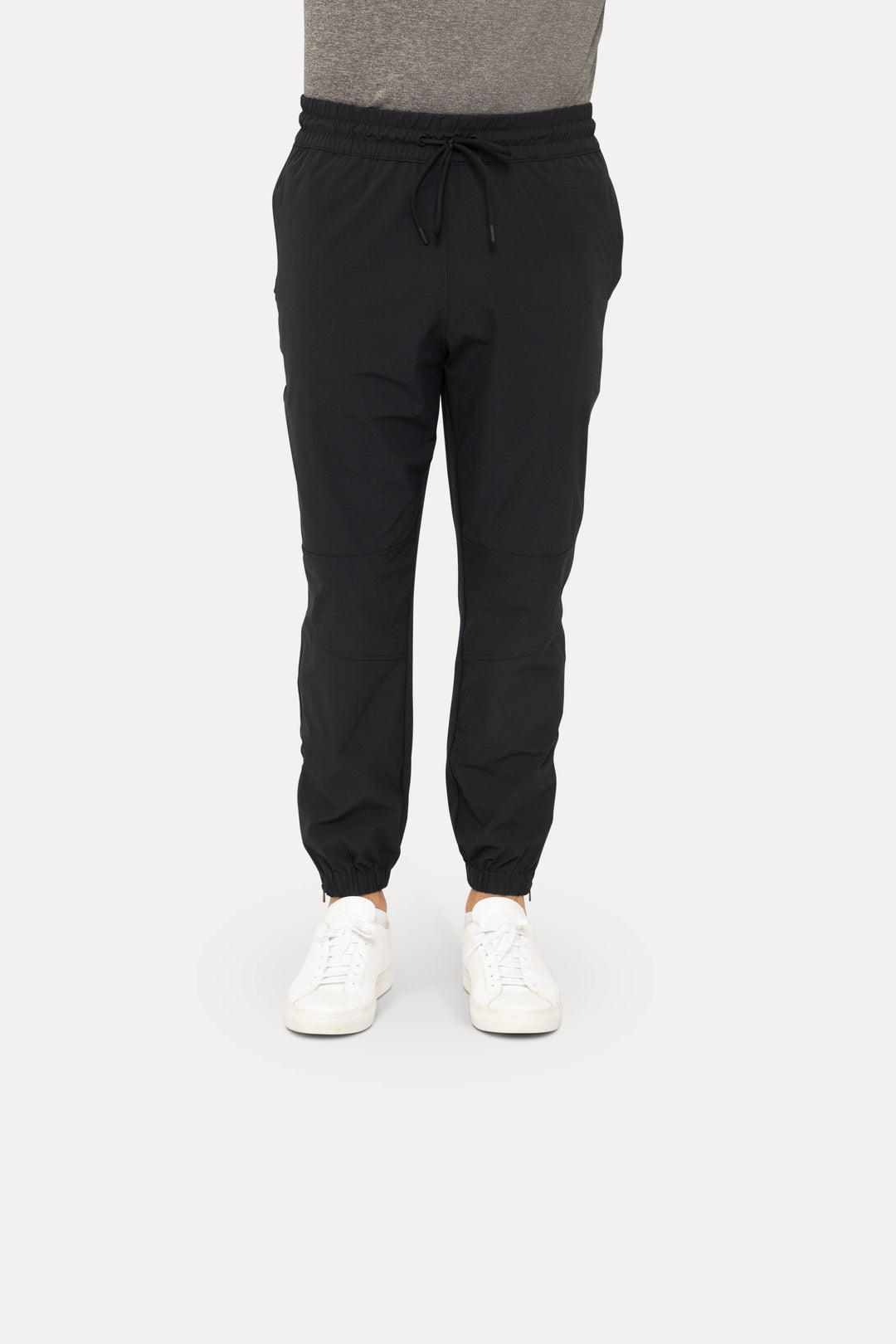 Mono B - Side Zip Ankle Joggers - Grey MEN