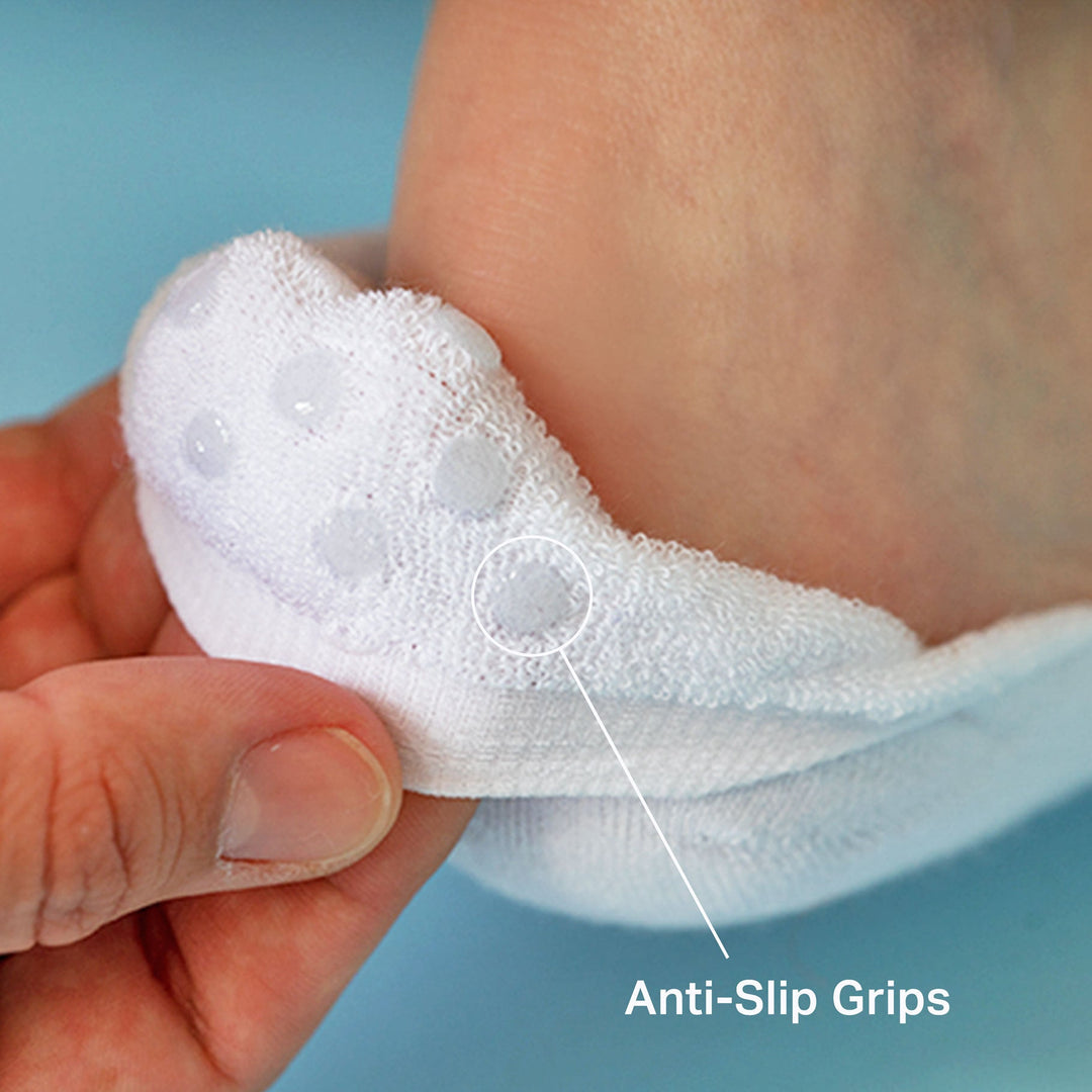 Combed Cotton No Show Socks - 3 Pack