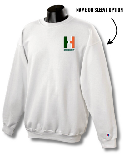 Sudadera con cuello redondo Champion® Powerblend® para cross country de Hopkinton (S600)