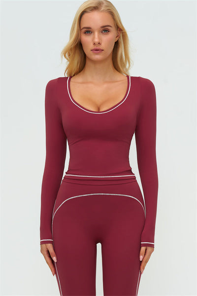 The Amara Long Sleeve T-shirt Leggings 2-Piece Set