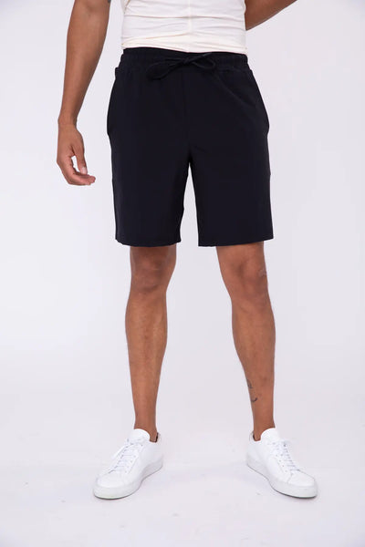 Pantalones cortos con cordón y bolsillos (MBA0830) 