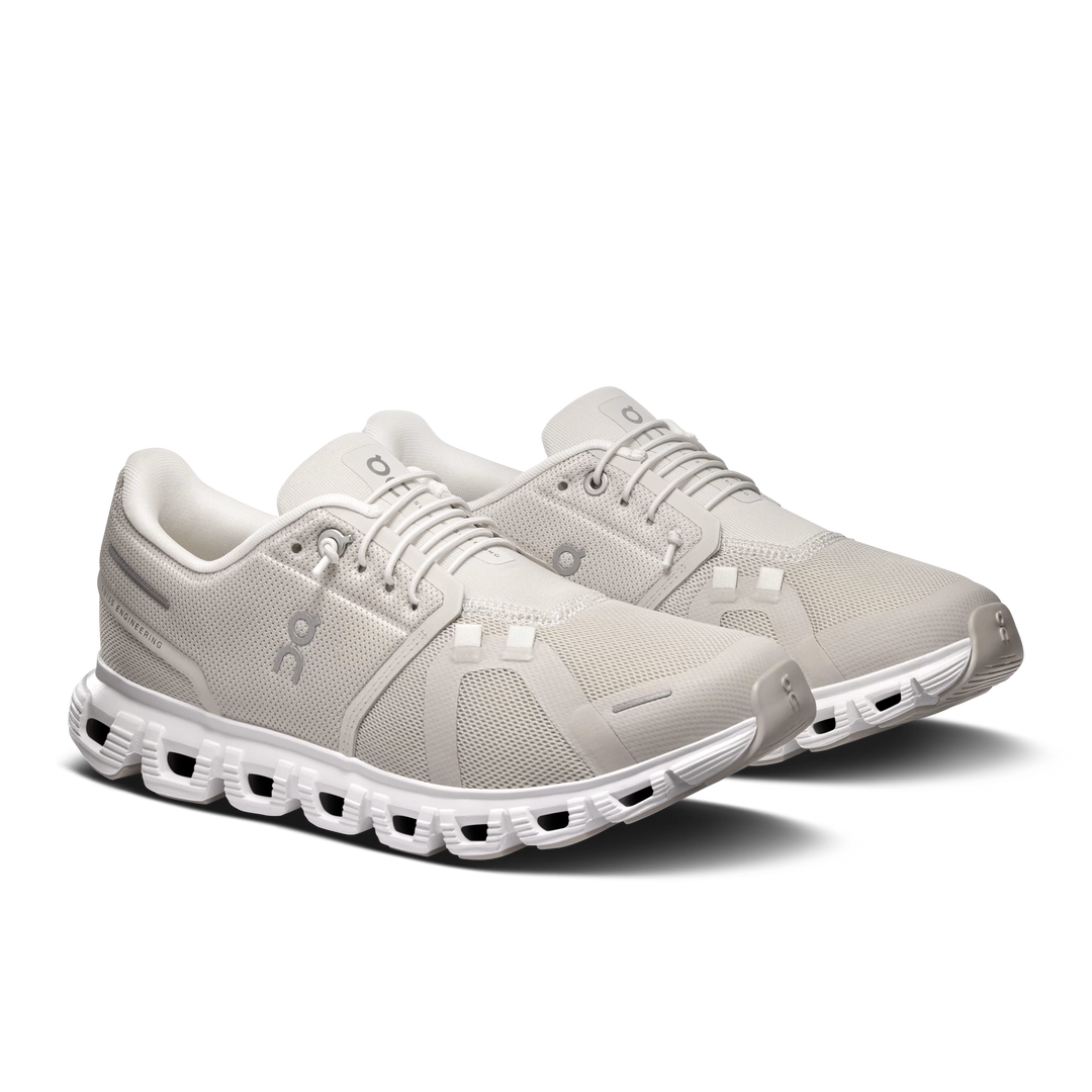 ON Cloud 6 Wide para mujer - Blanco perla