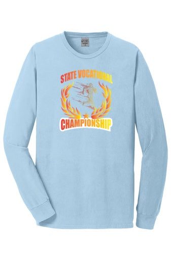State Vocational XC Championships - Port & Company® Beach Wash® Garment-Dyed Tee (PC099LS)