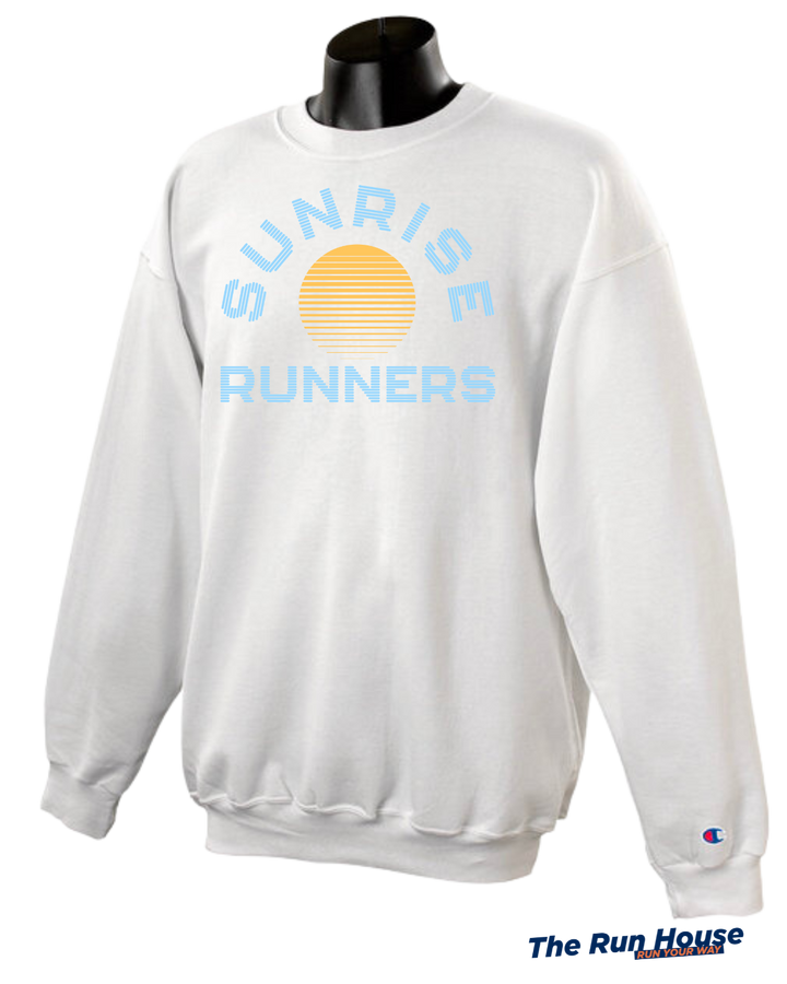 Sudadera con cuello redondo Champion® Powerblend® de Sunrise Runners (S600)