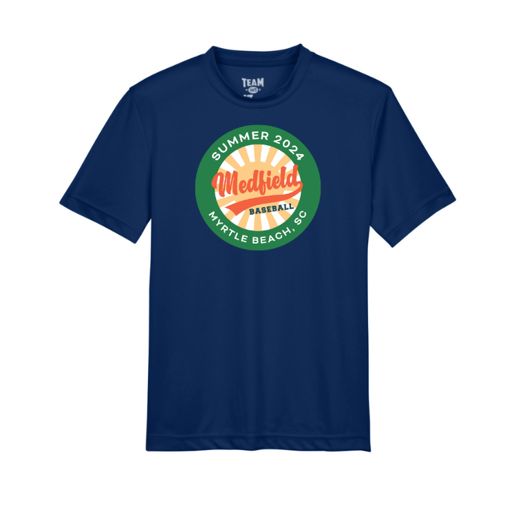 Camiseta de rendimiento para jóvenes de Medfield Baseball 12U (TT11Y)