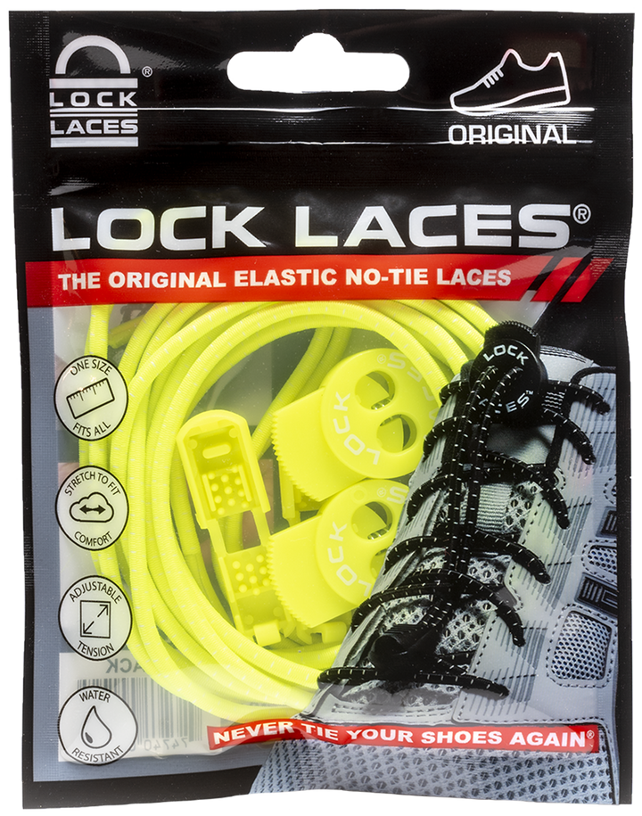 LOCK LACES - Neon Yellow