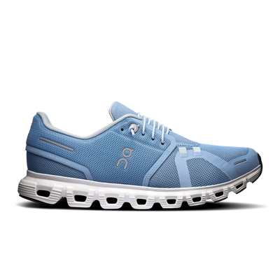 ON Cloud 6 para mujer - Chambray Blanco