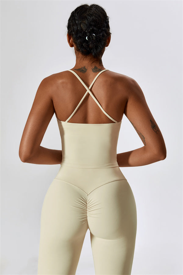 The Lily Belle Sports Bra Flared Leggings 2-Piece Set
