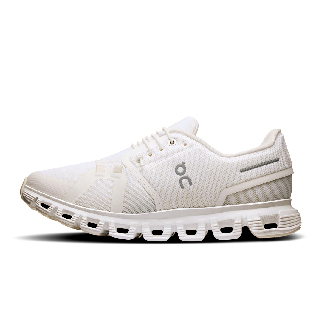 ON Cloud 6 Wide para mujer - Blanco Blanco