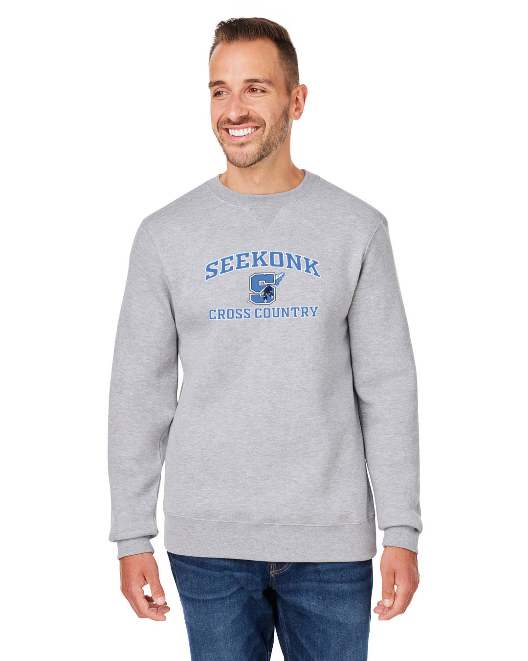 Seekonk Cross Country Unisex Premium Fleece Sweatshirt (8424JA)