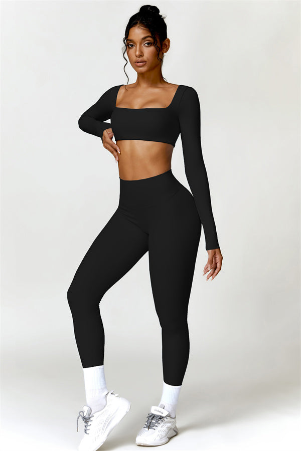 Olivia Crop Top Leggings 2-Piece Set