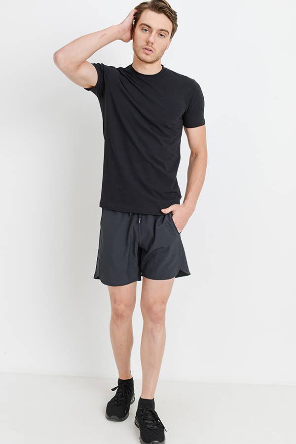 Mono B - MEN - Wave Accent Essential Active Shorts