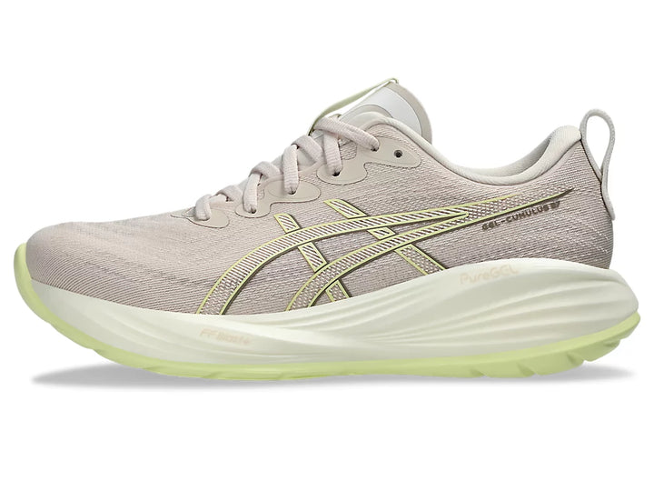 Asics Womens Gel Cumulus 27 - Mineral Beige/Huddle Yellow (1012B772-250)