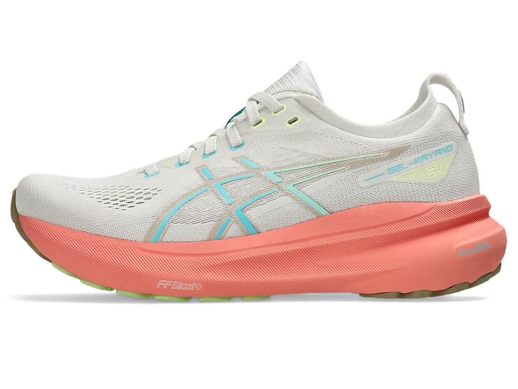 Asics Womens Gel Kayano 31- Birch/Energy Aqua (1012B670-200)