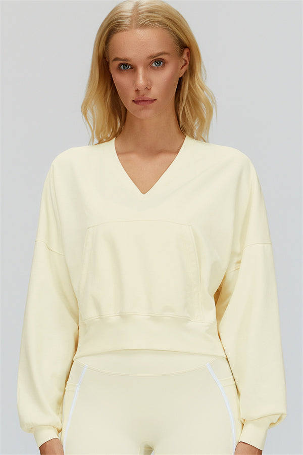 The Whisper V-Neck Hoodie