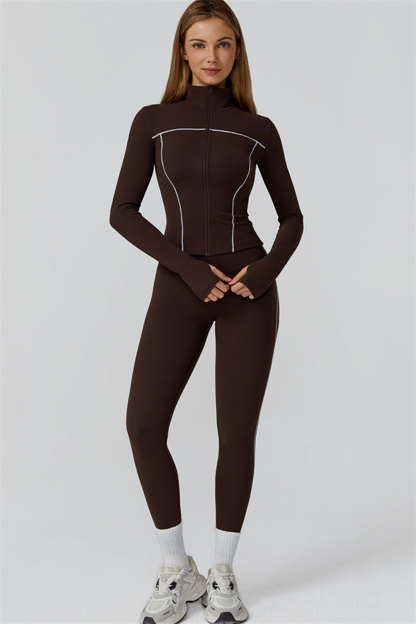 The Venus Zip Top Leggings 2-Piece Set