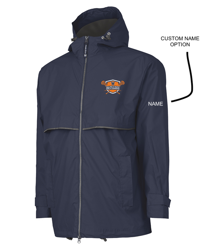 Walpole Youth Girls Lacrosse - MEN'S NEW ENGLANDER® RAIN JACKET (9199)