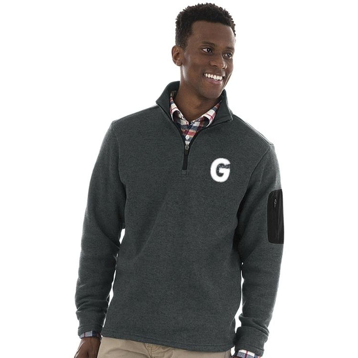 Gates Middle School - Men's Heathered Fleece Pullover (9312)