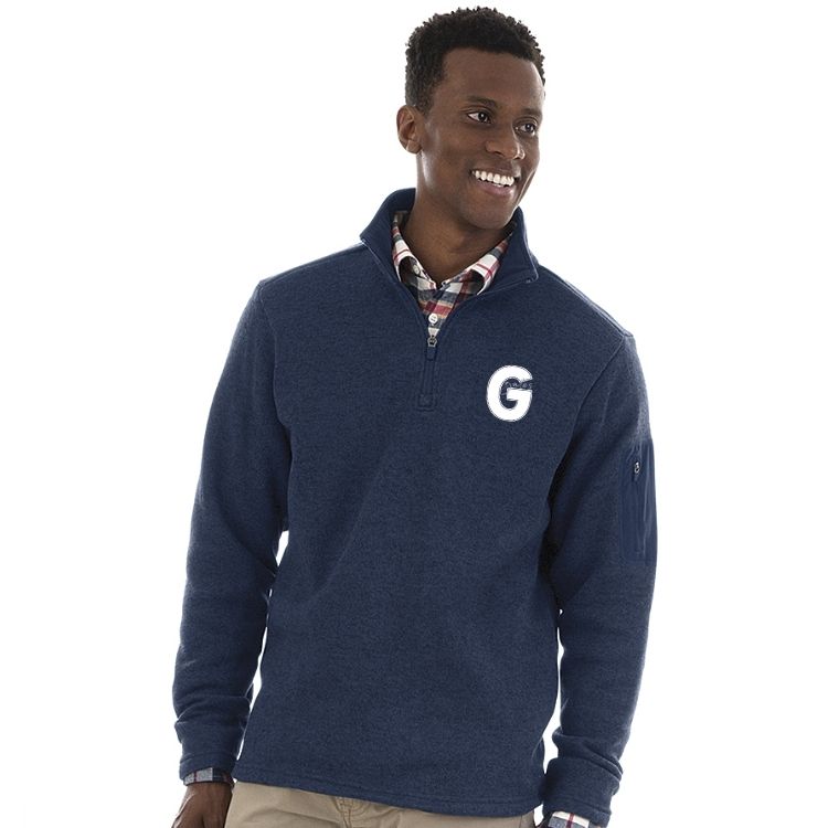 Gates Middle School - Men's Heathered Fleece Pullover (9312)