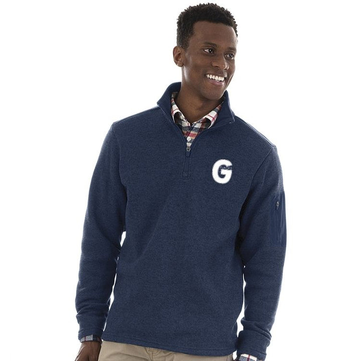 Gates Middle School - Men's Heathered Fleece Pullover (9312)