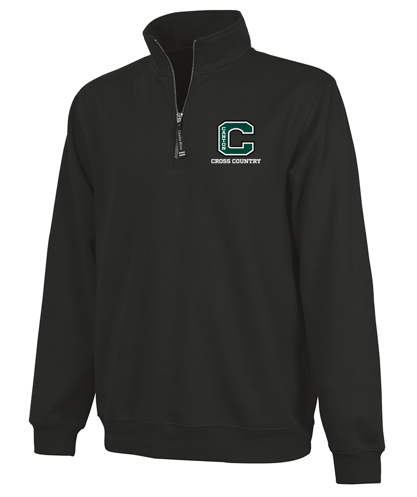 Canton Cross Country Unisex Crosswind Quarter Zip Sweatshirt (9359)