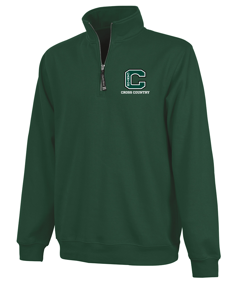 Canton Cross Country Unisex Crosswind Quarter Zip Sweatshirt (9359)