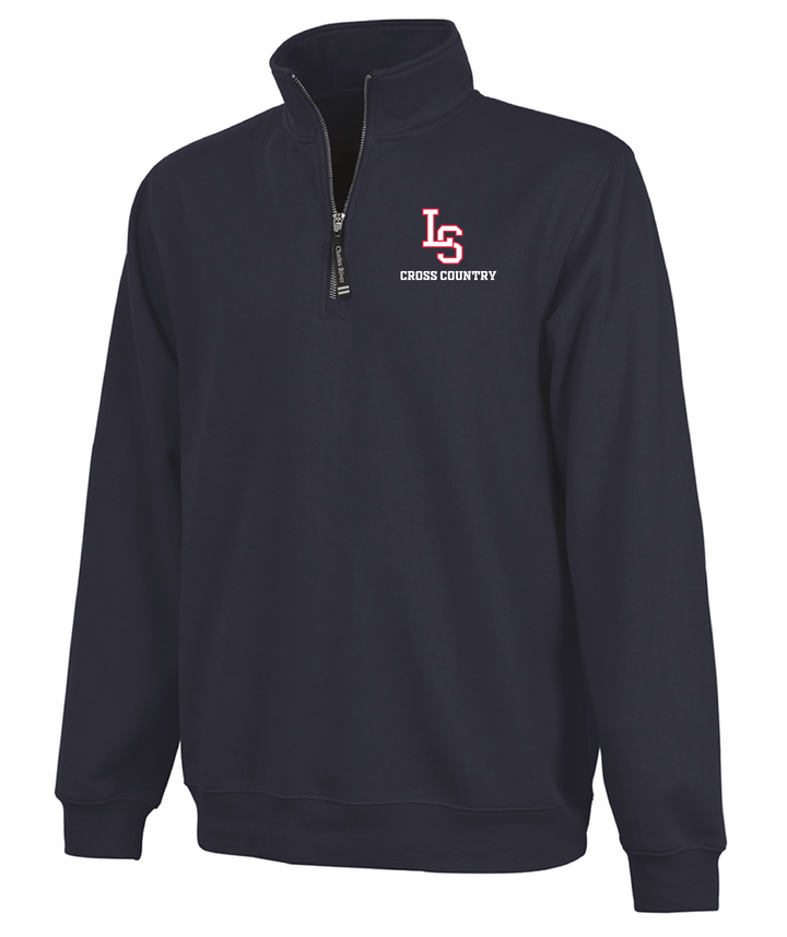 Sudadera unisex con cremallera de un cuarto de Lincoln Sudbury Cross Country Crosswind (9359) 