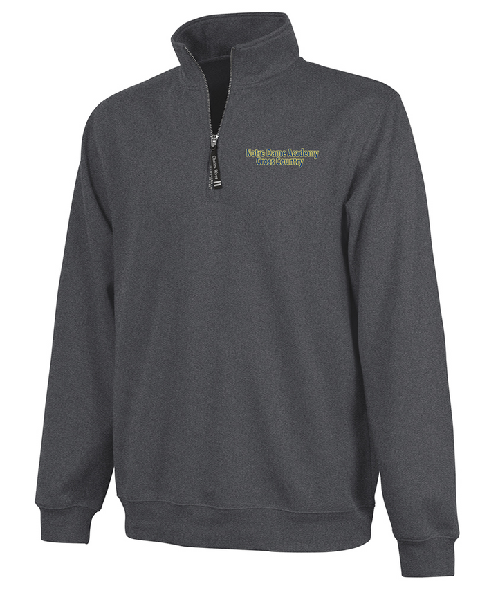 Sudadera unisex con cremallera de un cuarto de longitud Crosswind de NDA Cross Country (9359) 