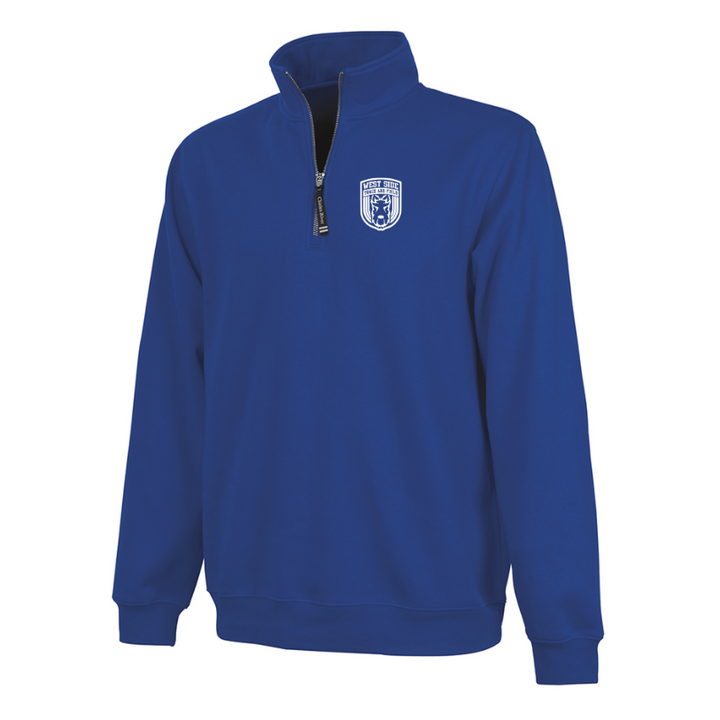 Sudadera unisex con cremallera de un cuarto de longitud Cross Country de Attleboro Crosswind (9359) 