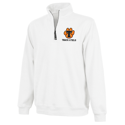 Sudadera unisex con cremallera de un cuarto de longitud Cross Country de Attleboro Crosswind (9359) 