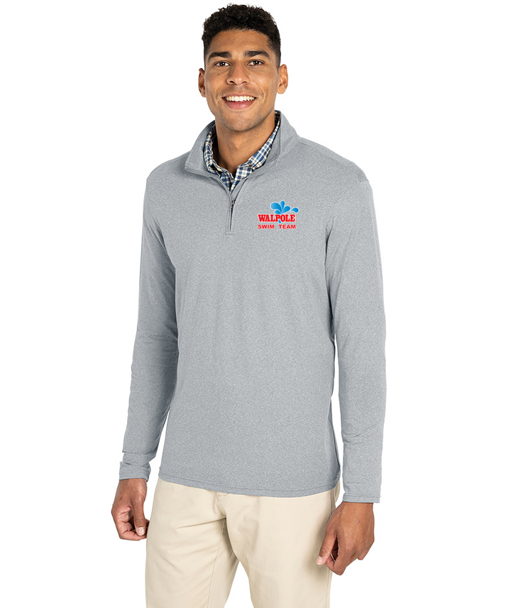 Walpole Swim - Men's Heathered Eco-Logic Stretch Quarter Zip (9468)