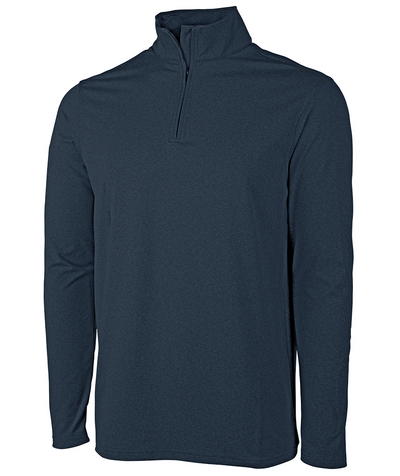 Charles River Heathered Eco-Logic Stretch Quarter Zip MEN (9468)
