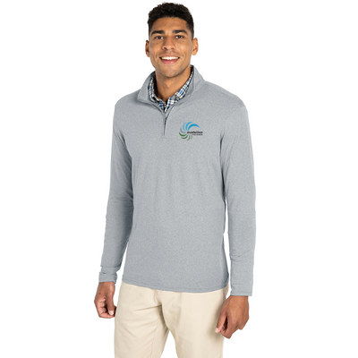 Bishop Fenwick Track &amp; Field - CHAQUETA ELÁSTICA ECOLÓGICA CON CREMALLERA DE UN CUARTO PARA HOMBRE - 9468 